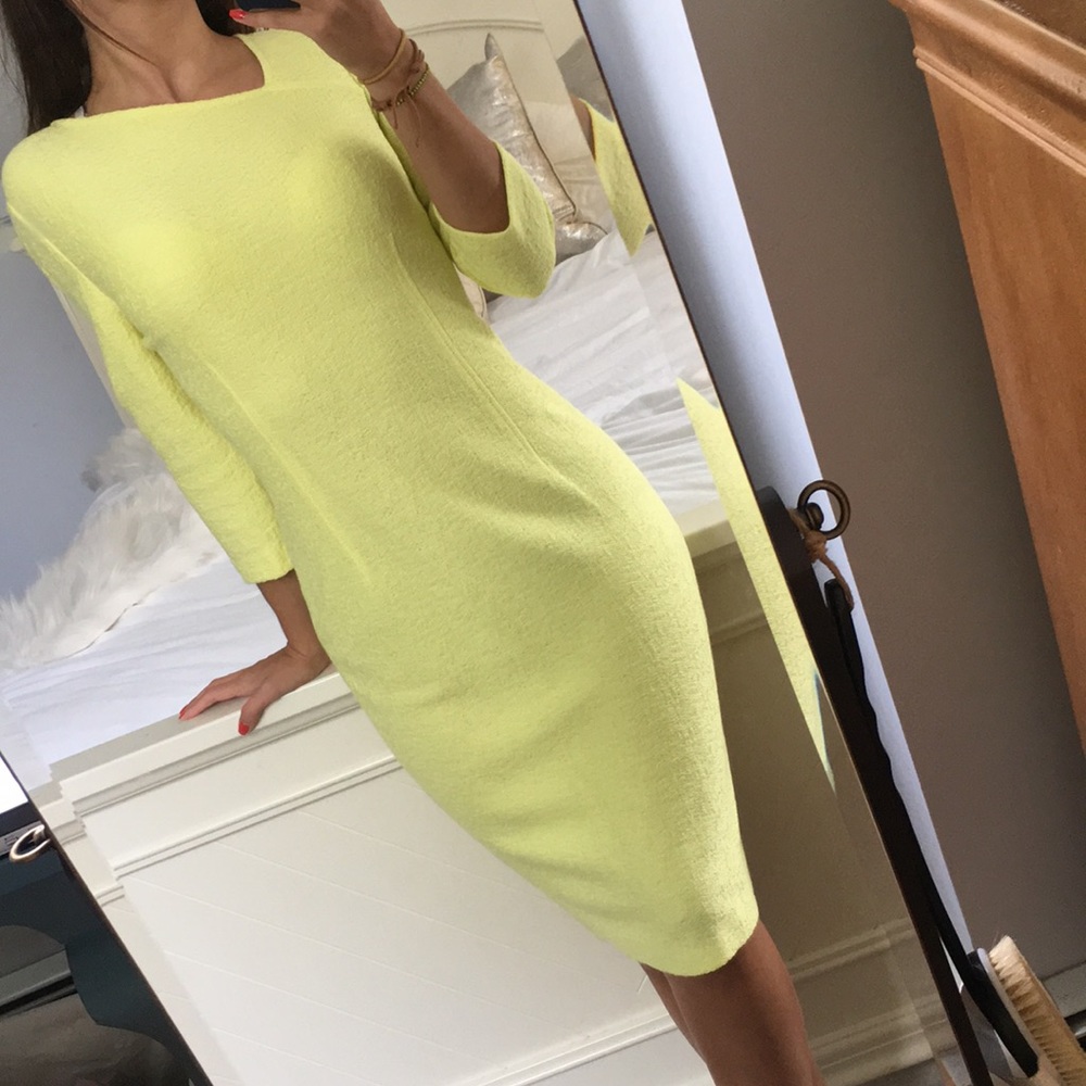 St. John neon dress